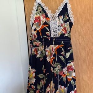 Floral Jumpsuit Medium